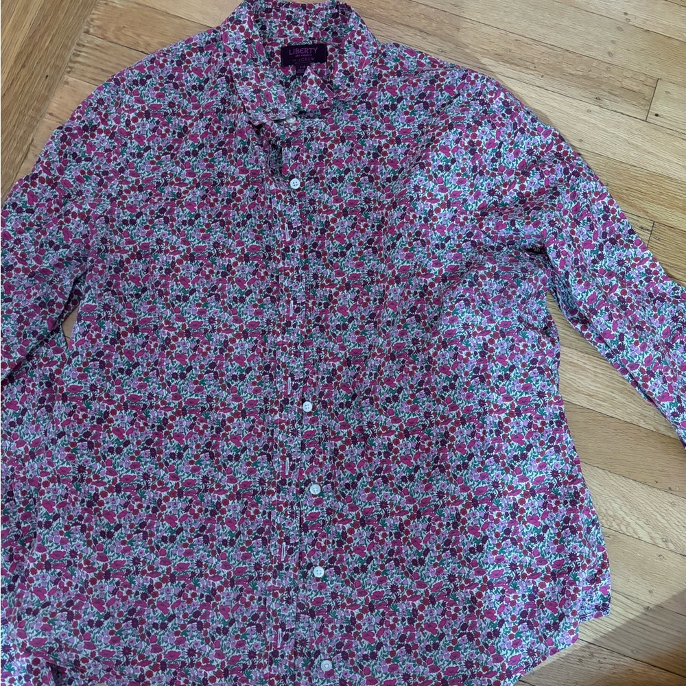 Liberty of London for J.Crew button up top
